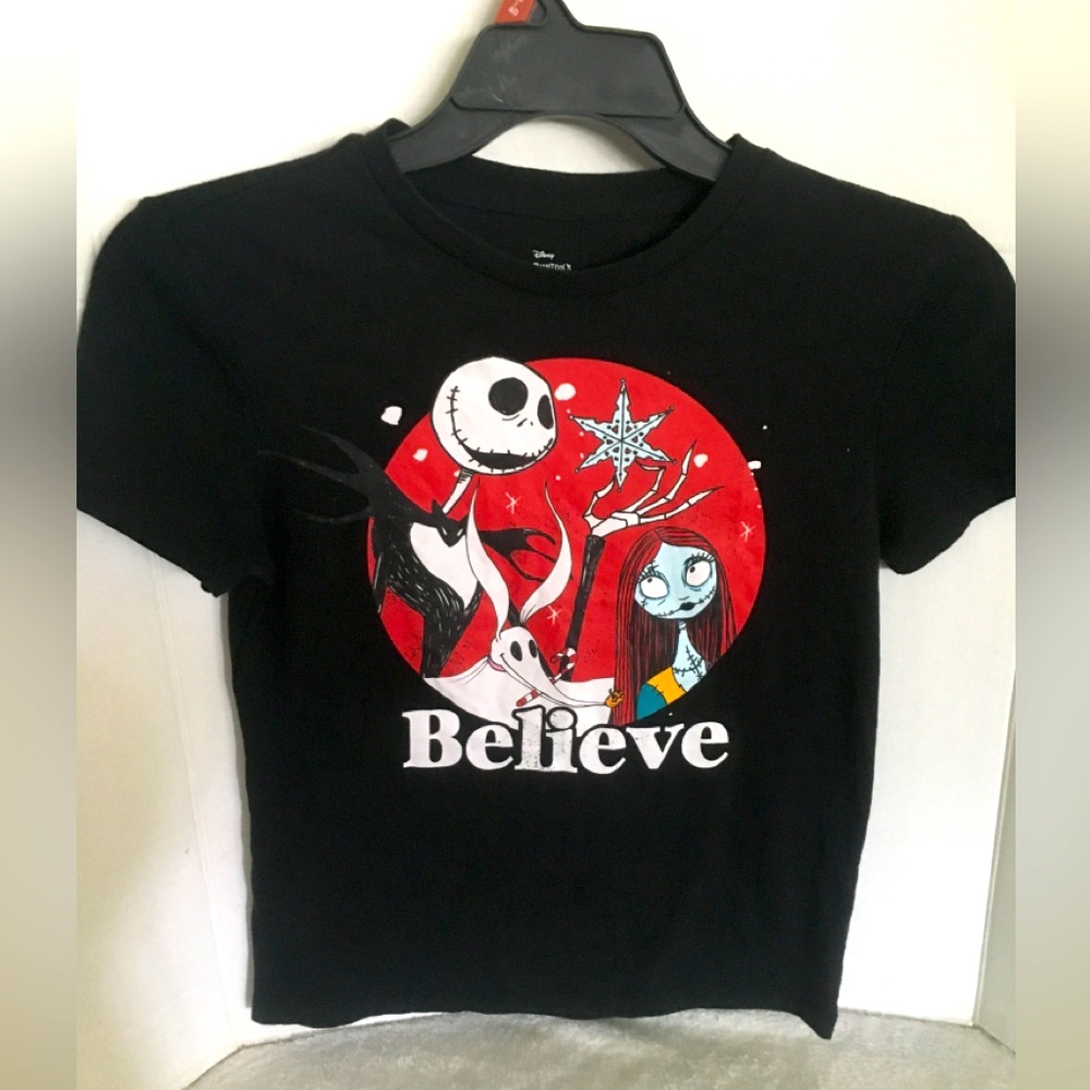 Believe - A Nightmare before Christmas Black Shirt